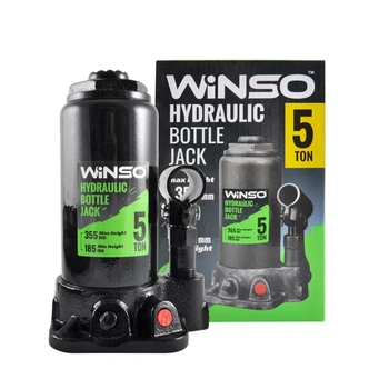 Домкрат гідравлічний пляшковий Winso 5т 185-355мм