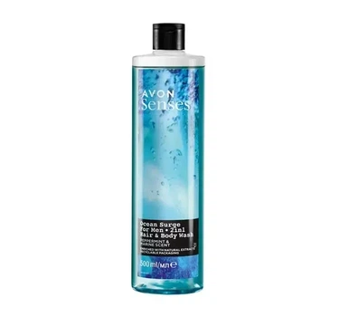 Гель для душа Avon Senses For Men 2в1 Ocean Surge 250мл
