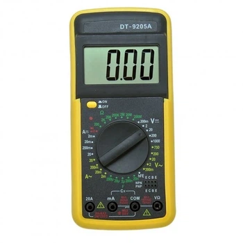 Мультиметр цифровий 9205 зі ЩУПАМИ (1/40) 91833 DT