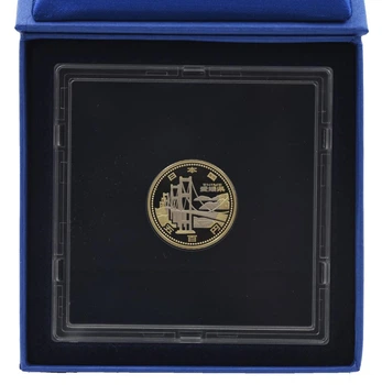 Монета Япония 500 йен 2014 Биметалл Proof Префектуры - Эхиме в сувенирной упаковке