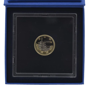 Монета Япония 500 йен 2015 Биметалл Proof Префектуры - Ямагуши в сувенирной упаковке