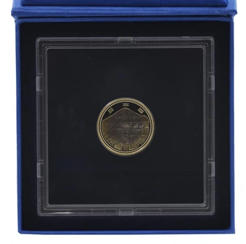 Монета Япония 500 йен 2013 Биметалл Proof Префектуры - Шизуока в сувенирной упаковке