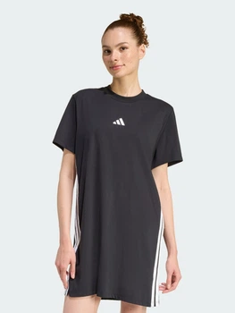 Сукня-футболка коротка літня жіноча Adidas W 3S T Dre KC4818 XS Black (4068822234375)