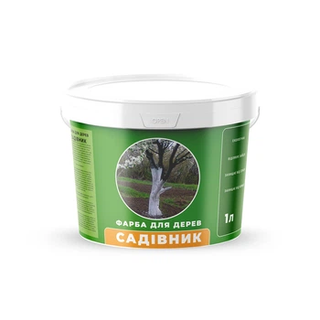 Краска для садовых деревьев 1.3 кг "Садовник" Белая