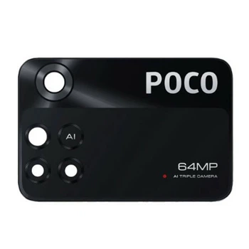 Стекло на камеру Xiaomi POCO M4 Pro, Черный - 328373