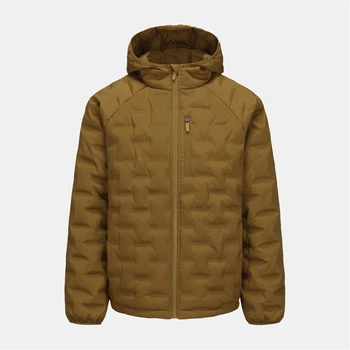 Пуховик Karrimor Men's Heat-Sealed Hooded Long Sleeve Full Zip Insulated Puffer Jacket Brown L
