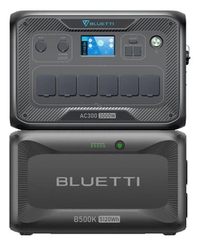 Зарядна станція BLUETTI AC300 + B500K 5120Wh | 3000W