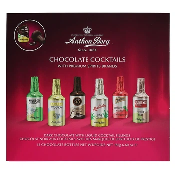 Шоколадные бутылочки Anthon Berg Chocolate Cocktails 187г