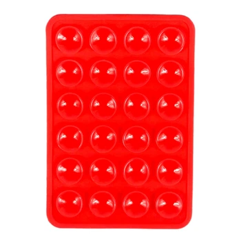 Держатель-присоска Sticker Side Silicone, Красный - 669846