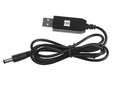 Кабель для роутера USB DC 5V to 12V, повышающий переходник для питания от Powerbank