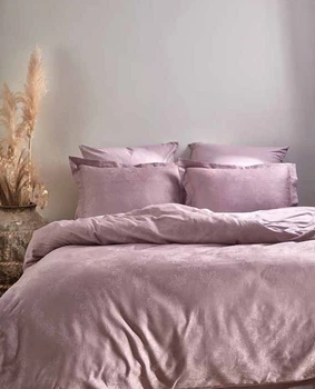 Постельное белье Prima casa Limasso hoten natural violet жаккард евро