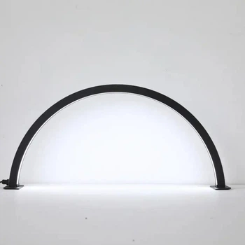 Косметическая настольная бестеневая лампа Half MOON 28”, 50 Вт, Черная