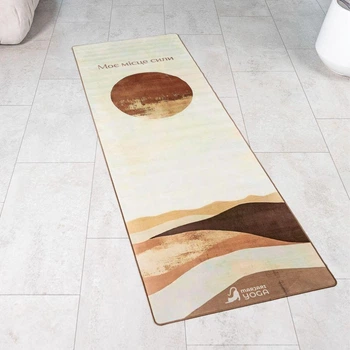 Складний килимок для йоги Marjari Yoga Travel 183x61x0.15 cм Place of Power