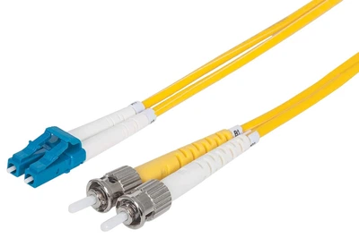 Patchcord Intellinet OS2 LC-ST Duplex 1 m Yellow (766623474016)