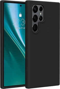 Etui Etteri Silicone Case do Samsung Galaxy S25 Ultra Black (GSM190265)