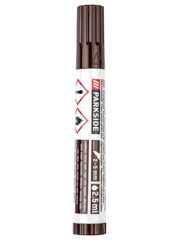 Корректирующий маркер для дерева Parkside Wood Correction Pen, цвет Орех, 2.5 мл