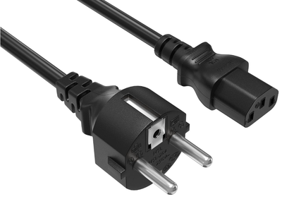 Кабель питания 2 шт Cable Leader 6ft 18AWG, европейская вилка Schuko CEE 7/7 до IEC320 C13, 10A/250V,