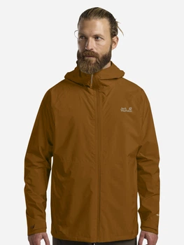 Спортивна вітрівка чоловіча Jack Wolfskin Prelight 2.5L Lt A63769-5401 S Коричнева (4064886635974)