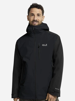 Cпортивна вітрівка чоловіча Jack Wolfskin Rainrush 2L A65874-6350 2XL Темно-сіра (4064886667357)