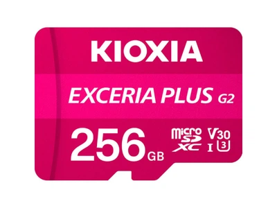 Карта пам'яті Kioxia 256 GB microSDXC EXCERIA PLUS G2 (LMPL2M256GG2)