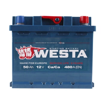 Автомобильный аккумулятор WESTA Premium 6CT 50Ah R+