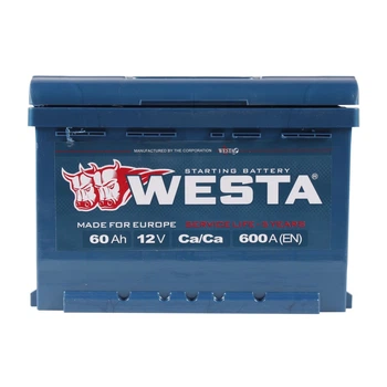 Автомобильный аккумулятор WESTA Premium 6CT 60Ah R+