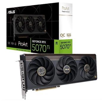 Відеокарта GeForce RTX 5070 Ti 16GB GDDR7 ProArt OC Asus (PROART-RTX5070TI-O16G)