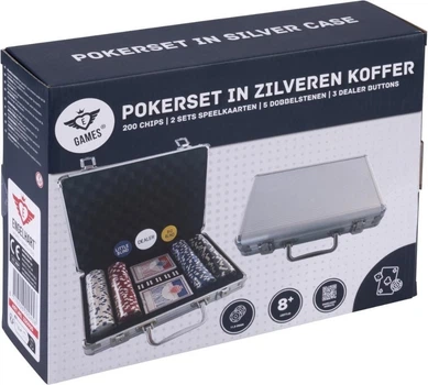 Zestaw do pokera Quint Dice chips w walizce (8716096020458)