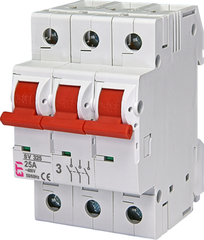 Wyłącznik automatyczny ETI 3 P 25 A 400 V (5904722937178)