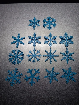 Декоративная Снежинка Snowflakes For Christmas Tree Decoration 3Д Печать Бирюзовый 4 См