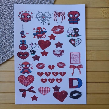 Стикерпак Человек-паук Spider man А5 код 25434