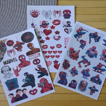 Стикерпак Человек-паук Spider man А4 набор 3 шт код 25425