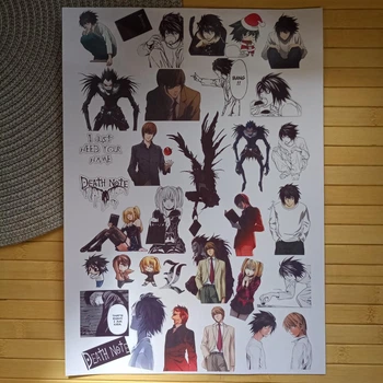 Стикерпак Тетрадь смерти Death Note а4 22434