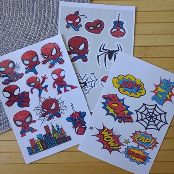 Стикерпак Человек-паук Spider man А4 набор 3 шт код 25424