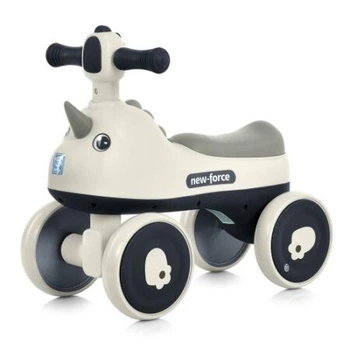 Детский толокар-беговел Bambi New Force Dino с подсветкой, Белый