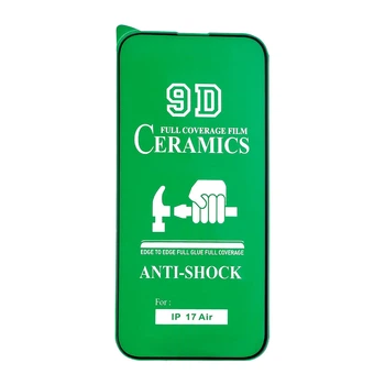 Захисне скло Ceramic протиударне для iPhone 17 Air чорний