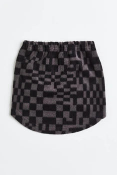 Шарф H&M 1125106-2 134-170см сіро-чорний