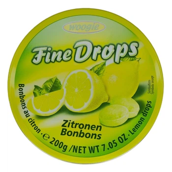Льодяники Woogie Fine Drops Лимон, 200 г