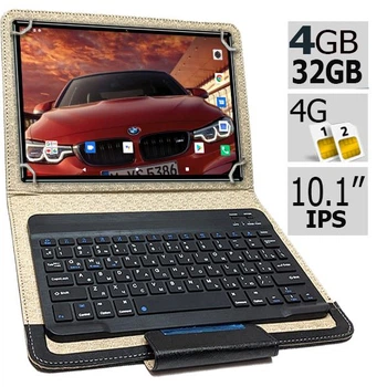 Планшет- ноутбук Adronix 432Nova Blue 4/32 DUAL SIM LTE 10.1" IPS Чехол с Bluetooth клавиатурой