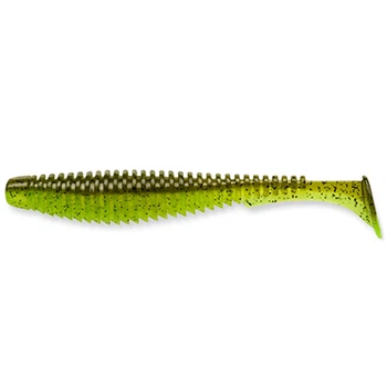 Силікон FishUp U-Shad 3.5" #204 /Green Pumpkin/Chartreuse (10087143)