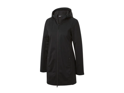 Куртка Softshell (софтшел) удлиненная для женщины Crivit Dope Dyed 448507 S Черный