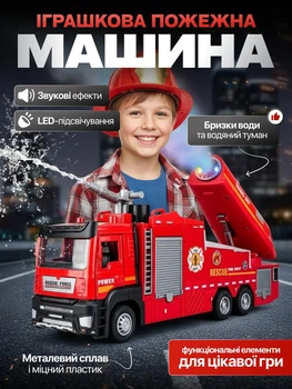 Пожарная машина со световыми и звуковыми эффектами