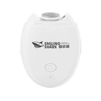 Електричний тример-пилка для нігтів Smiling Shark MJ-Q01 Білий, з LED підсвічуванням, 3 швидкості, водостійкий, USB Type-C зарядка