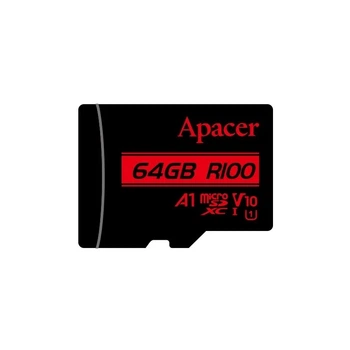 Карта пам'яті microSD 64 Гб Apacer 100 MB/s UHS-I class 10