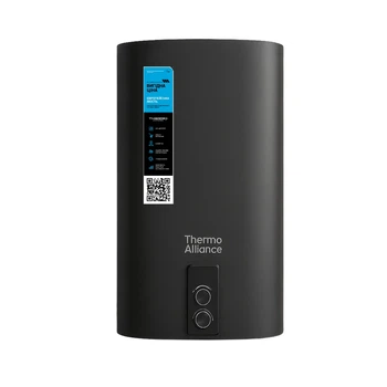 Водонагреватель электрический Thermo Alliance 50 л, Black, плоский, вертикальный, сухой ТЭН 2 кВт (0,8+1,2) DT50V20GPDD2B