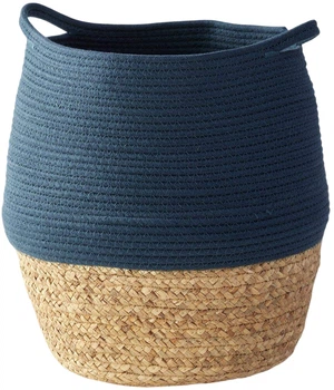 Kosz na zabawki La Factory Paon granatowy 30 cm (3574641612528)