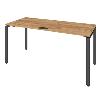 Офісний письмовий стіл Loft Details КM160b дуб крафт золотий