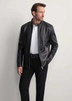 OCHNIK Чоловіча куртка зі стійкою KURMS-0298L-99 4XL чорна