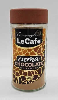 Кофе растворимый "Le Cafe Crema" со вкусом шоколада 75 грамм