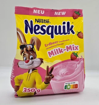 Какао напій Nesquik зі смаком полуниці 350г